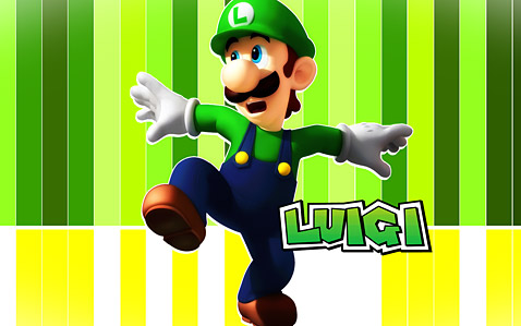 Luigi Wallpaper Preview.