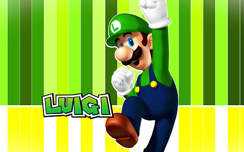 Luigi Wallpaper Preview.