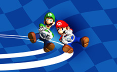 Mario Kart Wii Wallpaper Thumbnail.