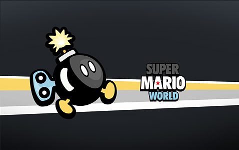 Mario World Wallpaper Preview.